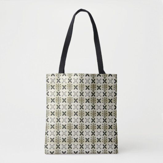 Geometric Seamless pattern background. Batik desig トートバッグ (正面)