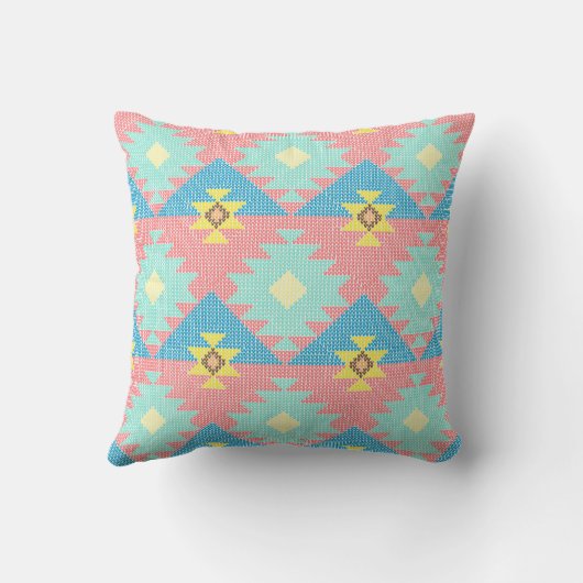 Geometric seamless pattern design, home decor ide クッション (裏面)