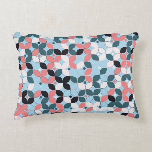 geometric seamless pattern designgeometric,abstrac アクセントクッション (正面)