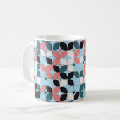geometric seamless pattern designgeometric,abstrac コーヒーマグカップ (正面左)