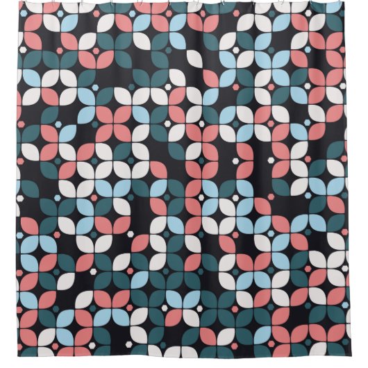 geometric seamless pattern designgeometric,texture シャワーカーテン (正面)