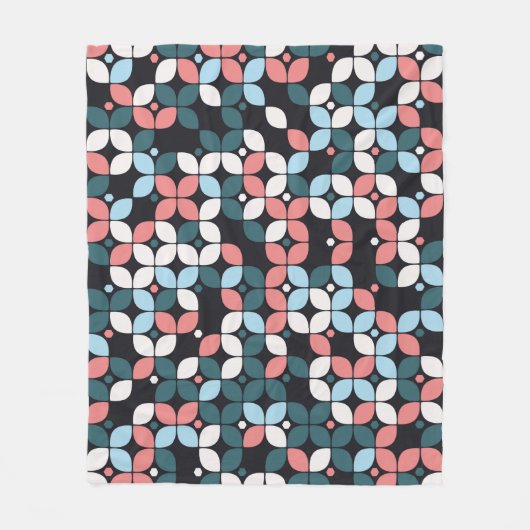 geometric seamless pattern designgeometric,texture フリースブランケット (正面)