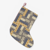 Geometric seamless pattern in retro style . Modern スモールクリスマスストッキング (正面 (吊り時))