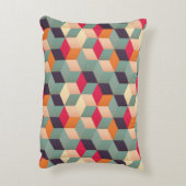 Geometric seamless pattern with colorful squares i アクセントクッション (裏面(縦))