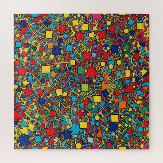 Geometric Shapesパズル ジグソーパズル (縦)