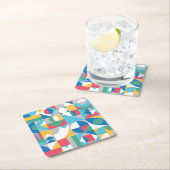 Geometric Shapes スクエアペーパーコースター (インサイチュ)