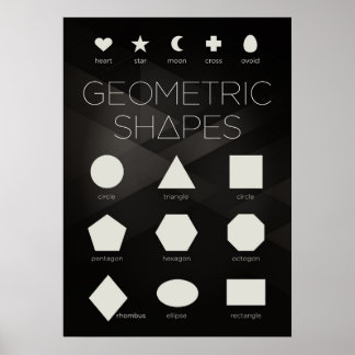 Geometric Shapes ポスター