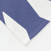 Geometric Snowflake Pattern フリースブランケット (角)