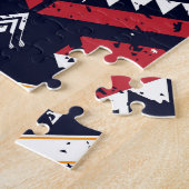 Geometric Sonic Oriental：シームレ伝統的ス ジグソーパズル (側面)