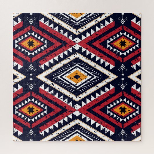 Geometric Sonic Oriental：シームレ伝統的ス ジグソーパズル (縦)