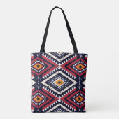Geometric Sonic Oriental:シームレ伝統的ス トートバッグ (裏面)
