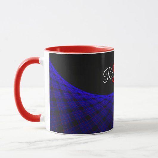 Geometric Space Carpet Coffee Mug マグカップ (左)