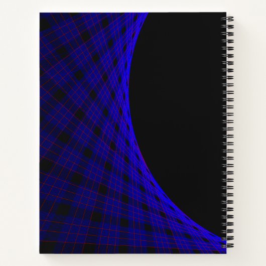 Geometric Space Carpet Spiral Notebook ノートブック (裏面)