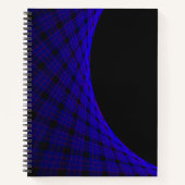 Geometric Space Carpet Spiral Notebook ノートブック (正面)