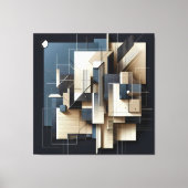 Geometric Spatial Framework キャンバスプリント (正面)