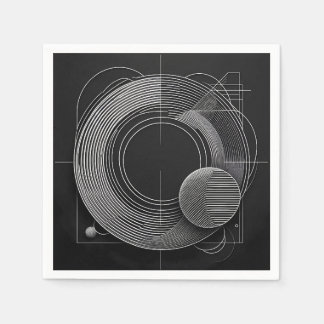 Geometric Sphere Matrix スタンダードカクテルナプキン