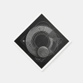 Geometric Sphere Matrix スタンダードカクテルナプキン (角)