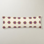 Geometric Spooky Floral ボディピロー (裏面)