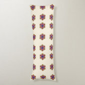 Geometric Spooky Floral ボディピロー (正面縦)