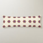 Geometric Spooky Floral ボディピロー<br><div class="desc">A unique Halloween-inspired mandala design featuring intricate floral and geometric shapes. The warm,  moody color palette adds a touch of mystery and elegance,  making it an ideal choice for sophisticated festive decor.</div>