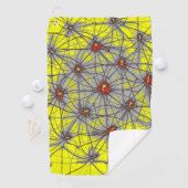 Geometric Star Grid – Premium Golf Towel ゴルフタオル (インサイチュ)