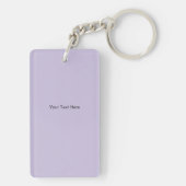 Geometric Starburst in Purple, Green and Yellow キーホルダー (裏面)