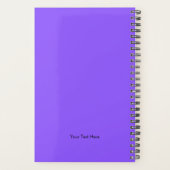 Geometric Starburst in Purple, Green and Yellow プランナー手帳 (裏面)