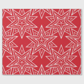 Geometric stars,  vintage seamless pattern,  chris ラッピングペーパー (フラット)