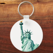 Geometric Statue of Liberty Keychain キーホルダー (裏面)