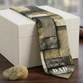 Geometric Stone Wall Texture - No One Like Dad ネクタイ