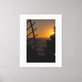 Geometric Sunset キャンバスプリント (正面)