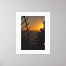 Geometric Sunset キャンバスプリント