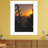 Geometric Sunset キャンバスプリント (インサイチュ (リビング))