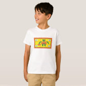 Geometric-T-Shirt-Rectangle-Age 6 Tシャツ (正面フル)