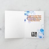 Geometric Tech Universal Year Employee Anniverary カード (内部)