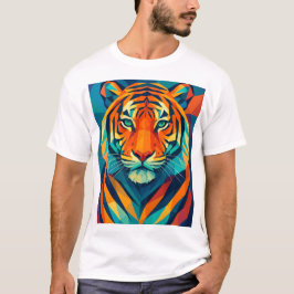 Geometric tiger tshirt tシャツ