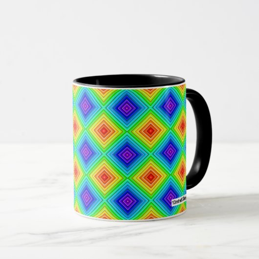 Geometric Topography - Combo Mug マグカップ (正面右)