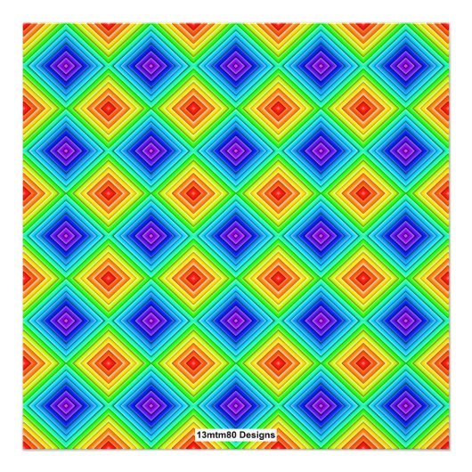 Geometric Topography (pattern) - Photo Print フォトプリント (正面)