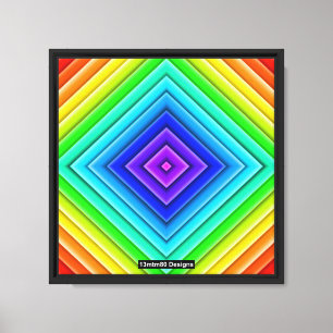 Geometric Topography (single) - キャンバスプリント