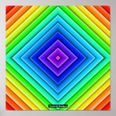 Geometric Topography (single) - Poster Print ポスター (正面)