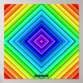 Geometric Topography (single) - Poster Print ポスター