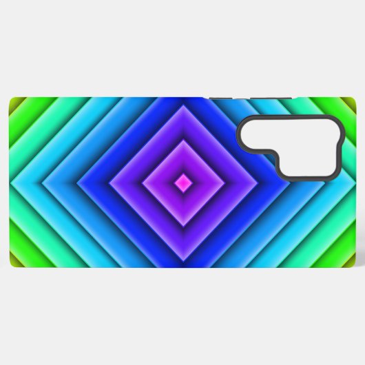 Geometric Topography (single) - Samsung Phone Case Galaxyケース (裏面横)