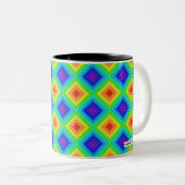 Geometric Topography - Two-Tone Mug ツートーンマグカップ (正面右)
