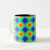 Geometric Topography - Two-Tone Mug ツートーンマグカップ (正面左)