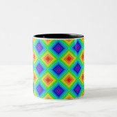 Geometric Topography - Two-Tone Mug ツートーンマグカップ (中央)