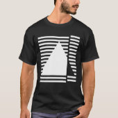 Geometric traingle Bauhaus inspired design Tシャツ (正面)