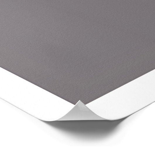 Geometric Triangle Art Print Dark Grey ポスター (角)