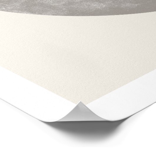 Geometric Tribal Pattern Eclipse Moon Art Print ポスター (角)