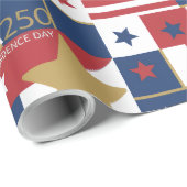 Geometric USA250 七月四日 ID1315 ラッピングペーパー (ロールコーナー)