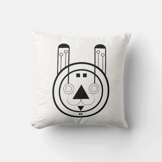 Geometric Usagi Rabbit Zodiac クッション (正面)